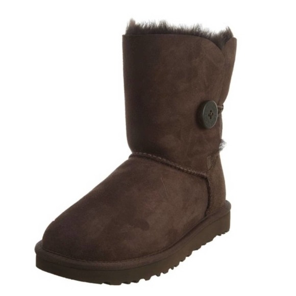 UGG BAILEY BUTTON SHORT BOOTS - Picture 1 of 7